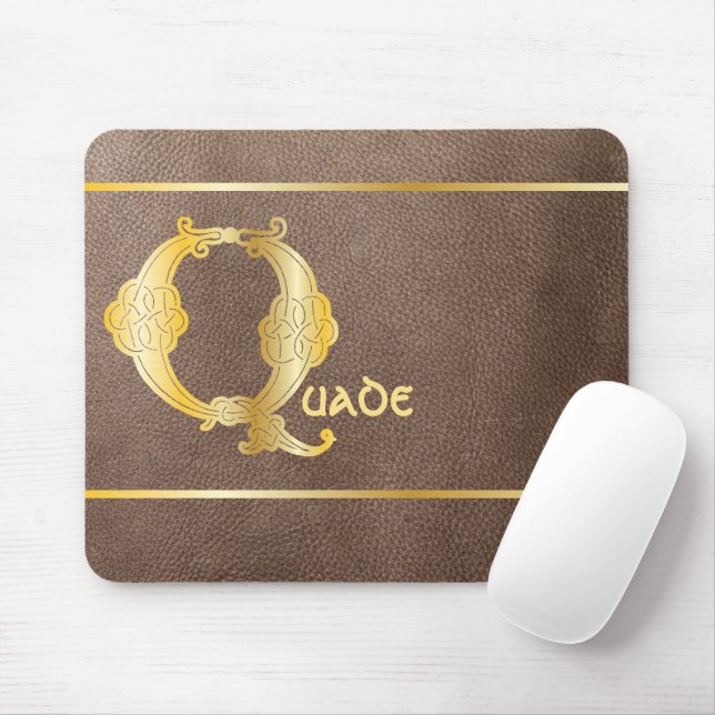 Tapis De Souris Capitale décorative du noeud celtique du 16e siècl (Avec souris)