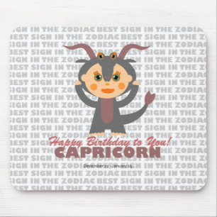 Tapis De Souris Capricorn Zodiac pour enfants