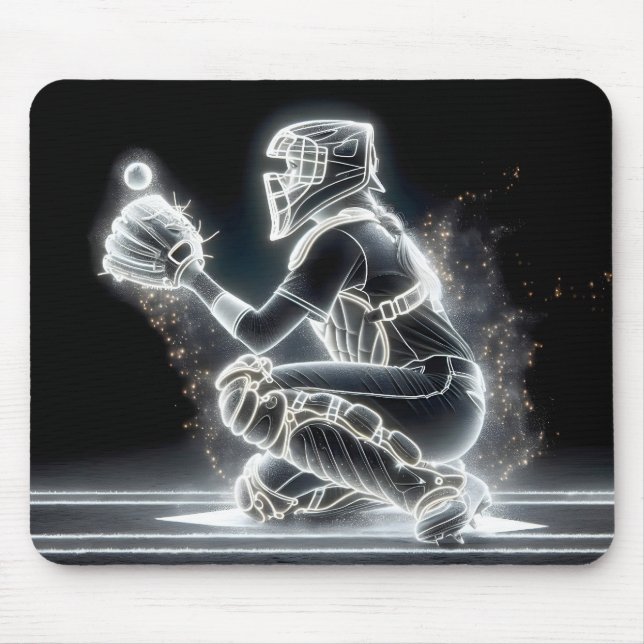 Tapis De Souris Capteur Neon Girl (Devant)