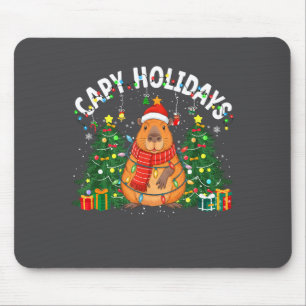 Tapis De Souris Capy Vacances Capybara Chapeau de Père Noël Noël H