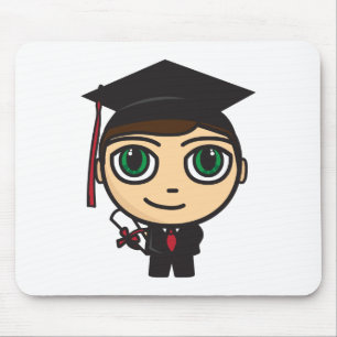 Tapis De Souris Caractère Mousepad d'obtention du diplôme