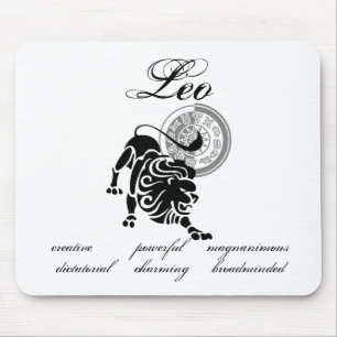 Tapis De Souris Caractéristiques personnalisables Leo Lion style g