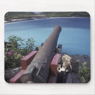 Tapis De Souris CARAÏBES, Saint-Barts, Connon pointant vers la ba