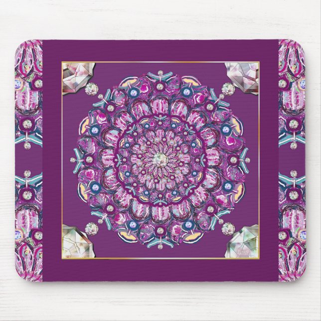 Tapis De Souris Cardinal Red Rosace (Devant)