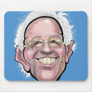 Tapis De Souris Caricature de Bernie Sanders