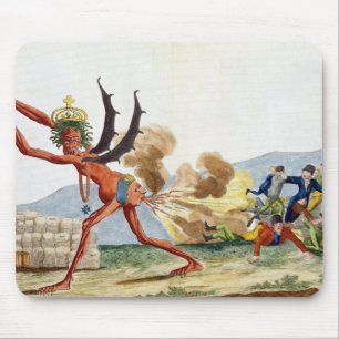 Tapis De Souris Caricature du gouvernement anglais, 1793