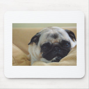Tapis De Souris Carlin doux Mousepad