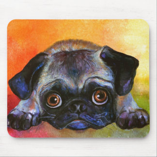 Tapis De Souris Carlin lunatique peignant #1 Svetlana Novikova