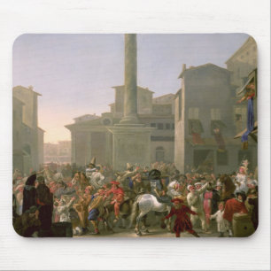 Tapis De Souris Carnaval à Rome, c.1650-51