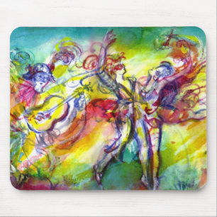 Tapis De Souris CARNAVAL ITALIEN / Danse, Musique, Théâtre
