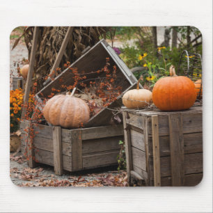 Tapis De Souris Caroline du Nord, Linville, citrouilles d'automne