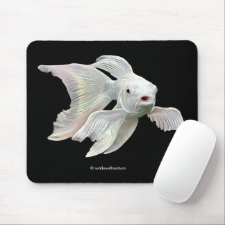 Tapis De Souris Carpe Koi Papillon Platine Époustouflante