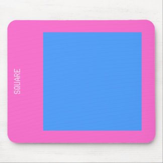 Tapis De Souris Carré - Bébé bleu et rose