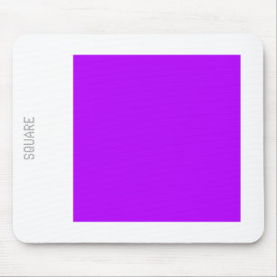Tapis De Souris Carré - bleu violet et blanc