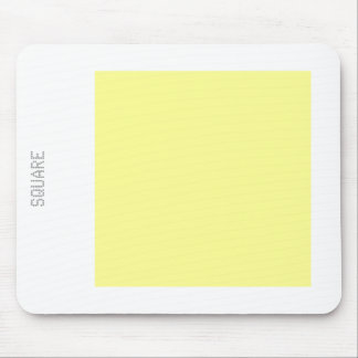 Tapis De Souris Carré - Chalk Jaune et Blanc