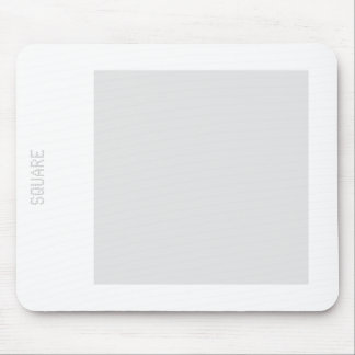 Tapis De Souris Carré - Lt Grey et Blanc
