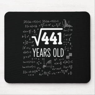 Tapis De Souris Carré Mathématique Racine 441 Ans, Math Intelligen