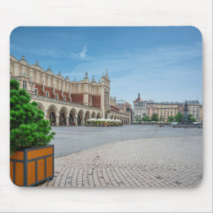 Tapis De Souris Carré principal dans la vieille ville de Cracovie,