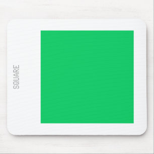 Tapis De Souris Carré - Vert clair et blanc