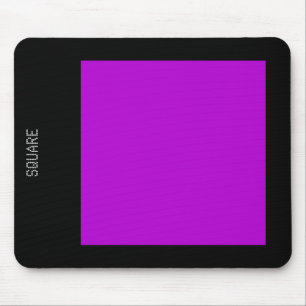 Tapis De Souris Carré - violet et noir
