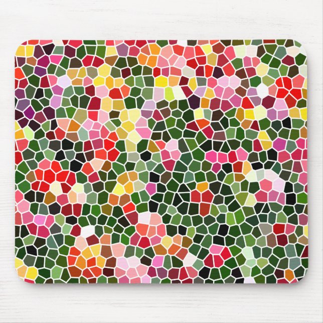 Tapis De Souris Carreaux de mosaïque (Devant)