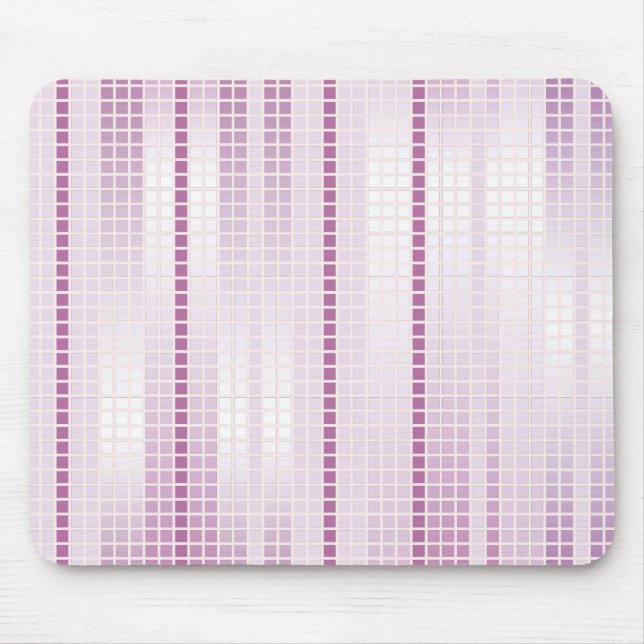 Tapis De Souris Carreaux de mosaïque violet (Devant)