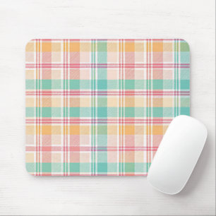 Tapis De Souris Carreaux Vichy Multicolores