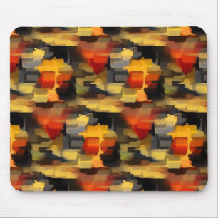 Tapis De Souris Carrés de peinture Abstraite moderne