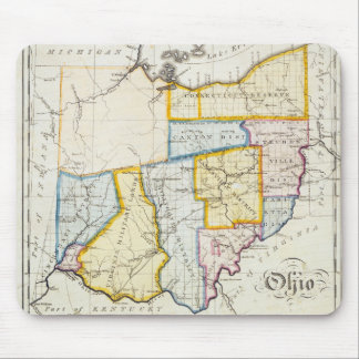Tapis De Souris Carte 1812 de l'Ohio Mousepad