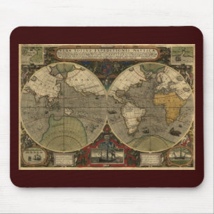 Tapis De Souris Carte antique Mousepad