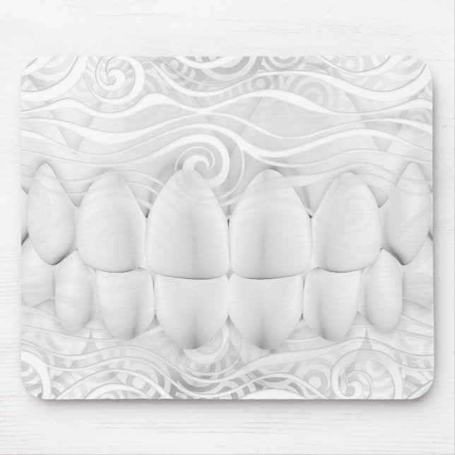 Tapis De Souris Carte blanche parfaite Smile Dentist (Devant)