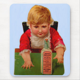 Tapis De Souris Carte commerciale victorienne : Scott's Emulsion C
