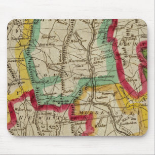 Tapis De Souris Carte Connecticut
