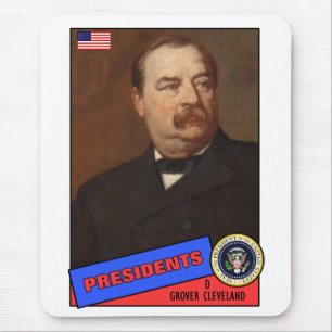 Tapis De Souris Carte de baseball de Grover Cleveland
