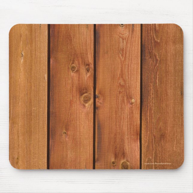 Tapis De Souris Carte de bois de grange chauffée Photo (Devant)