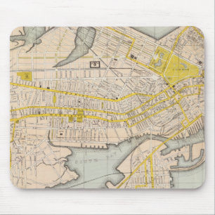 Tapis De Souris Carte De Boston