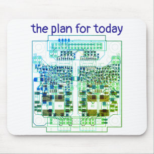 Tapis De Souris Carte de circuit imprimé avec plan