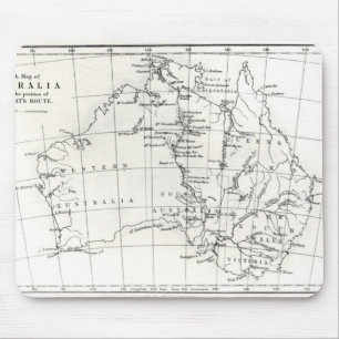 Tapis De Souris Carte de croquis de l'Australie