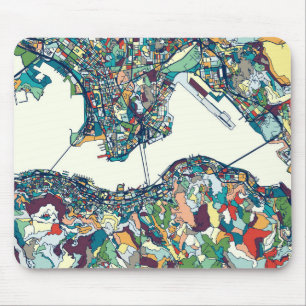 Tapis De Souris Carte de Hong Kong, Chine