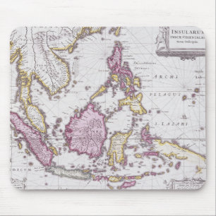 Tapis De Souris Carte de la Chine et de l'Indonésie   1710
