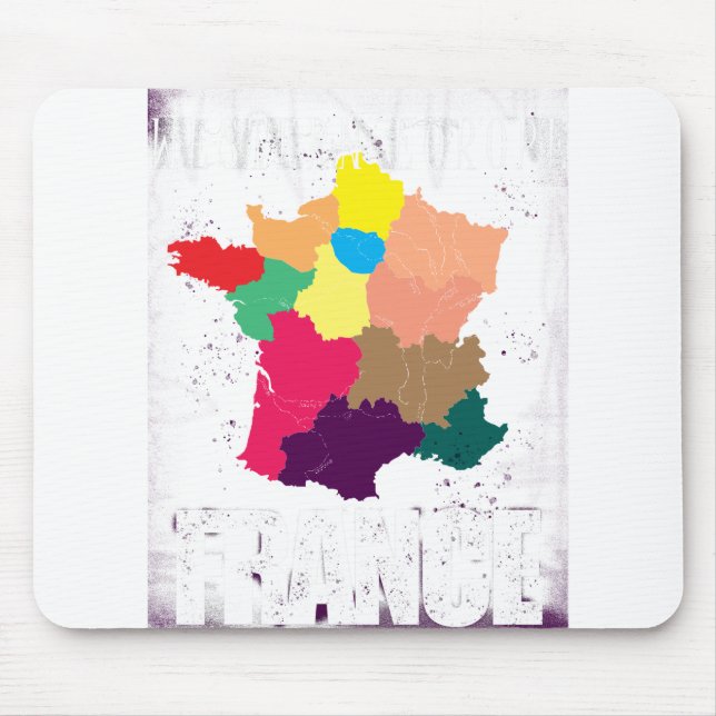 Tapis De Souris carte de la france (Devant)