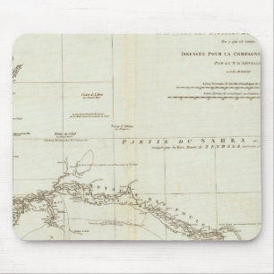 Tapis De Souris Carte de l'Afrique de l'Ouest