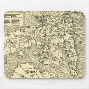 Tapis De Souris Carte de l'Angleterre en Ptolémée 's Geographia