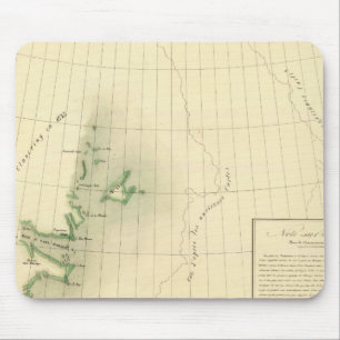 Tapis De Souris Carte de l'Atlas du Groenland