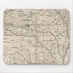 Tapis De Souris Carte de l'Empire britannique en Amérique Feuille