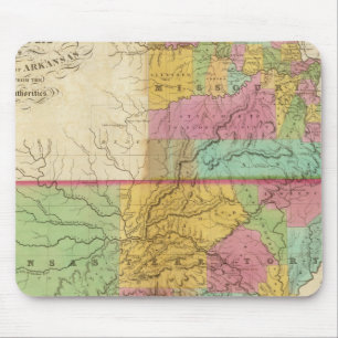 Tapis De Souris Carte de l'État du Missouri