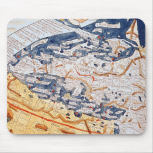 Tapis De Souris Carte de l'Europe centrale, 1486