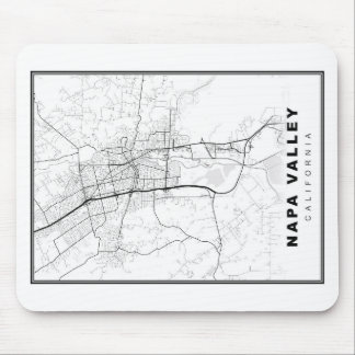 Tapis De Souris Carte de Napa Valley
