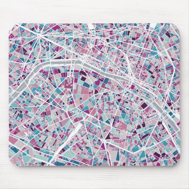 Tapis De Souris Carte de Paris France (Devant)