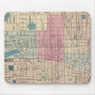 Tapis De Souris Carte de Philadelphie, Pennsylvanie